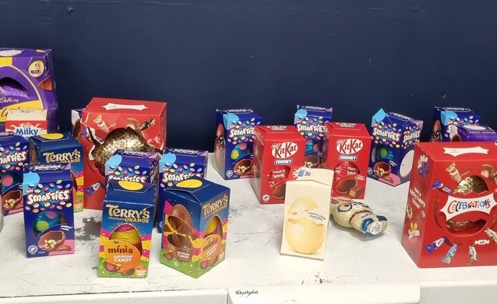 Holy Family's amazing foodbank donations for Easter