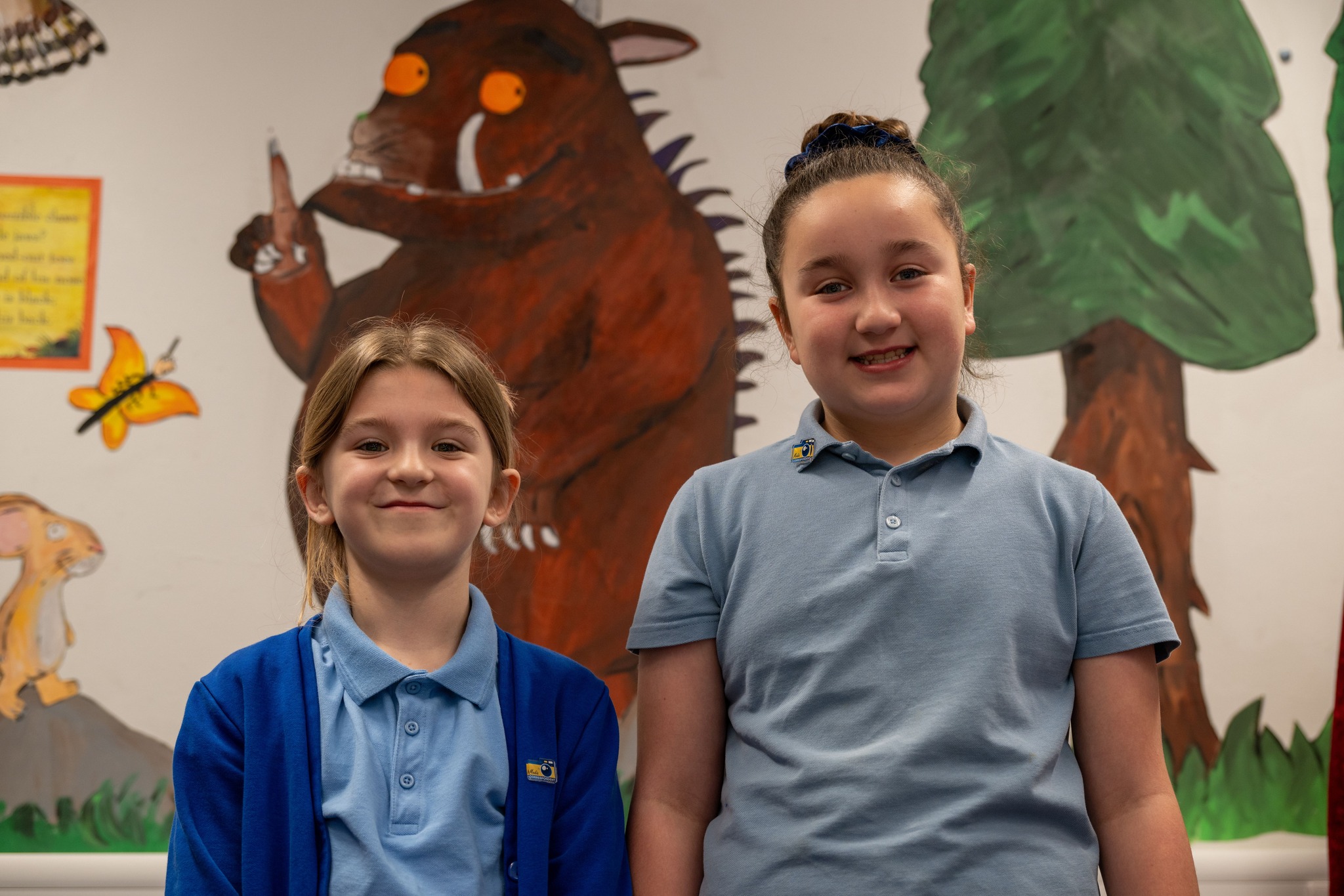 Newly appointed media correspondents with their badges