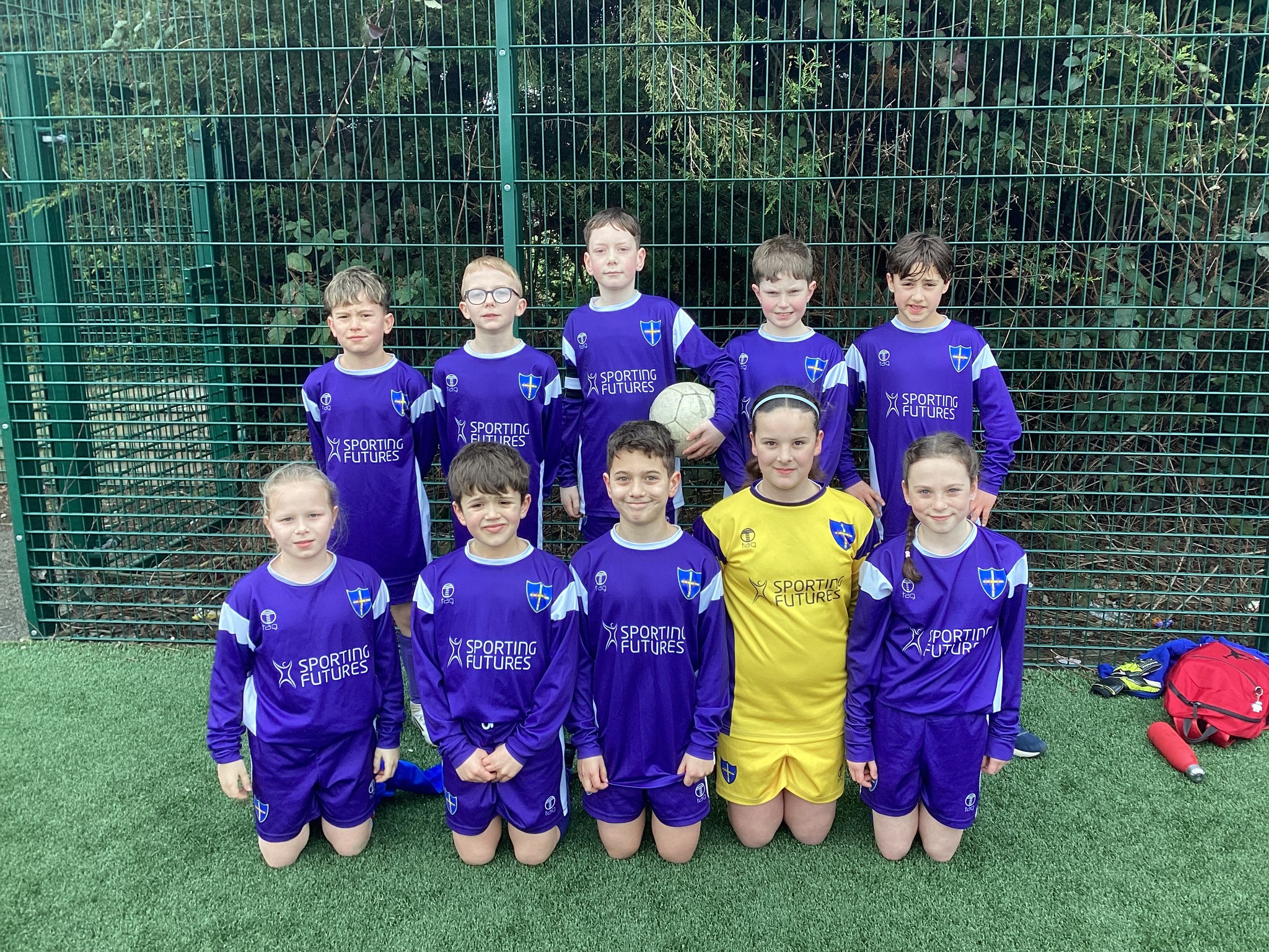 Holy Family pupils showcase teamwork at their recent football event