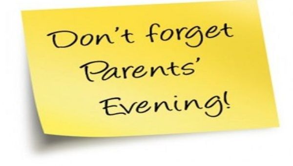 Image of Parents Evenings Monday and Tuesday 