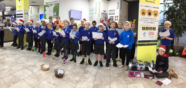Image of Carol Singing at the Co-op