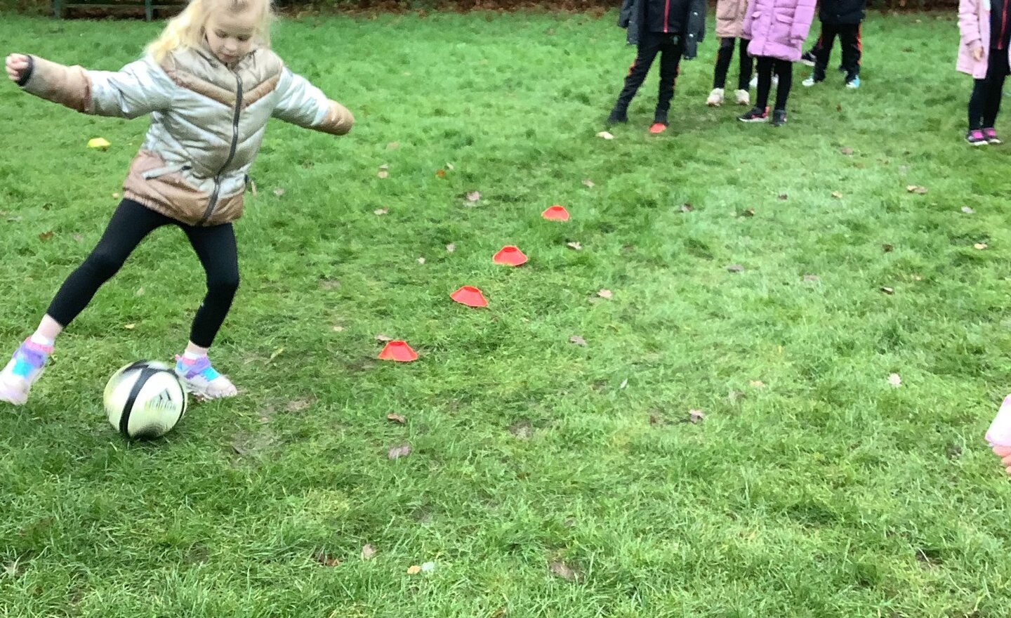 Image of Tamworth football club visit Elford!