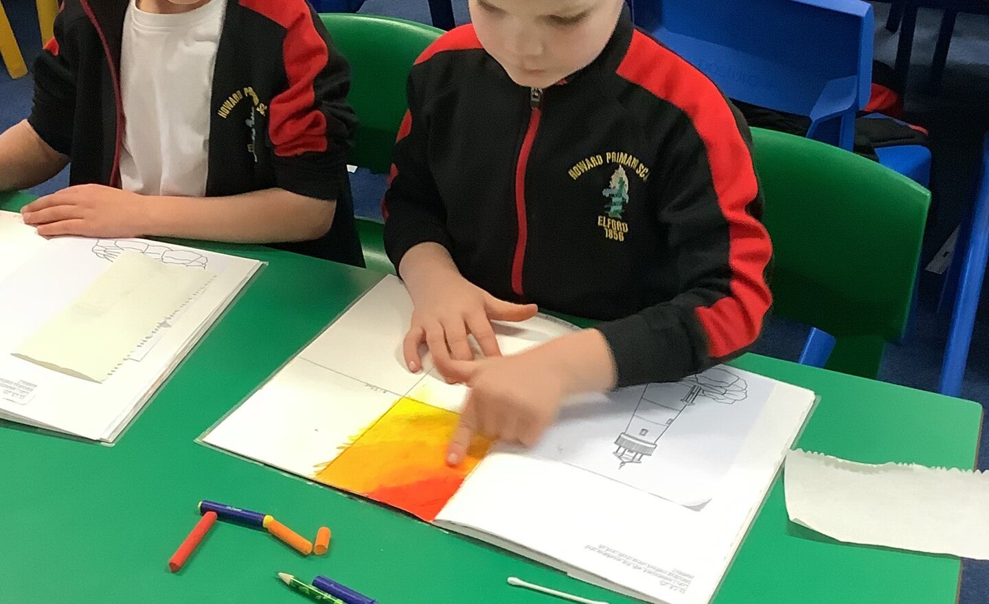 Image of Blending/ smudging with pastels