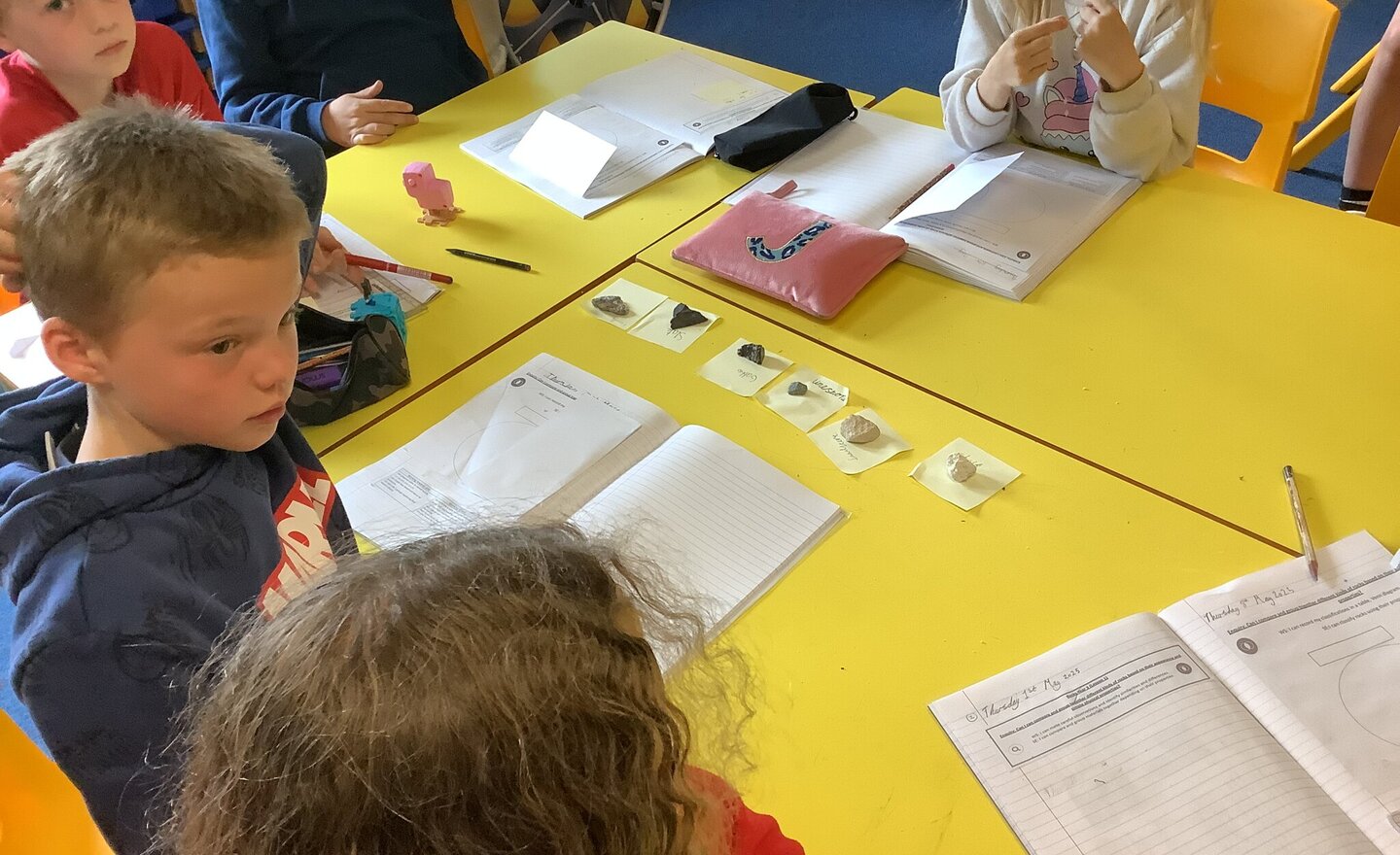 Image of Classifying rocks in science
