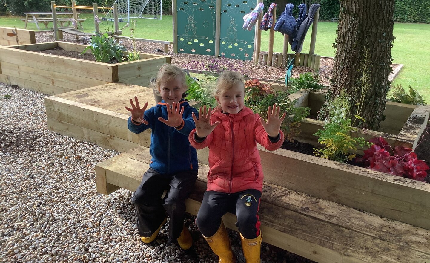 Image of Planting our new sensory garden