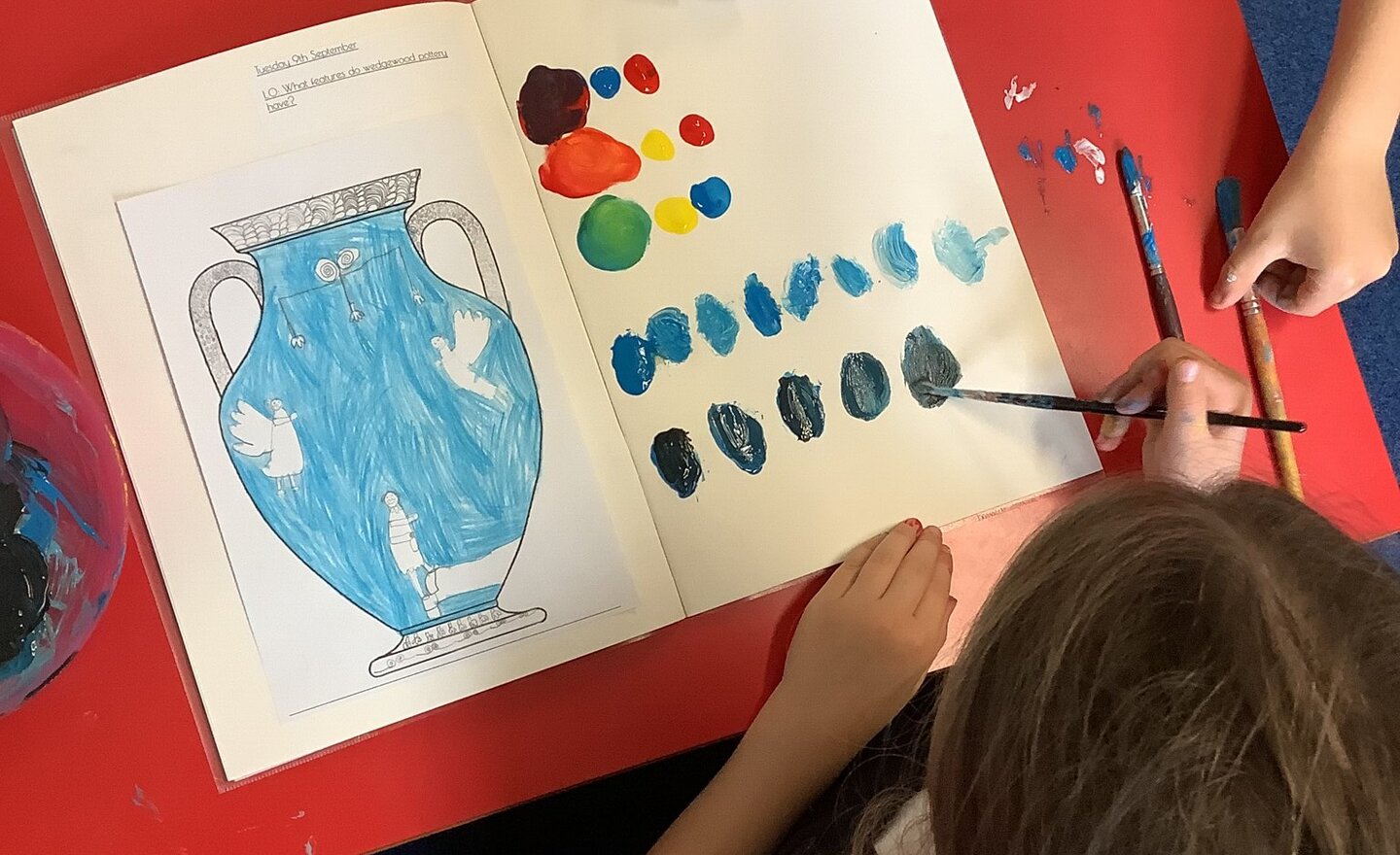 Image of Colouring mixing