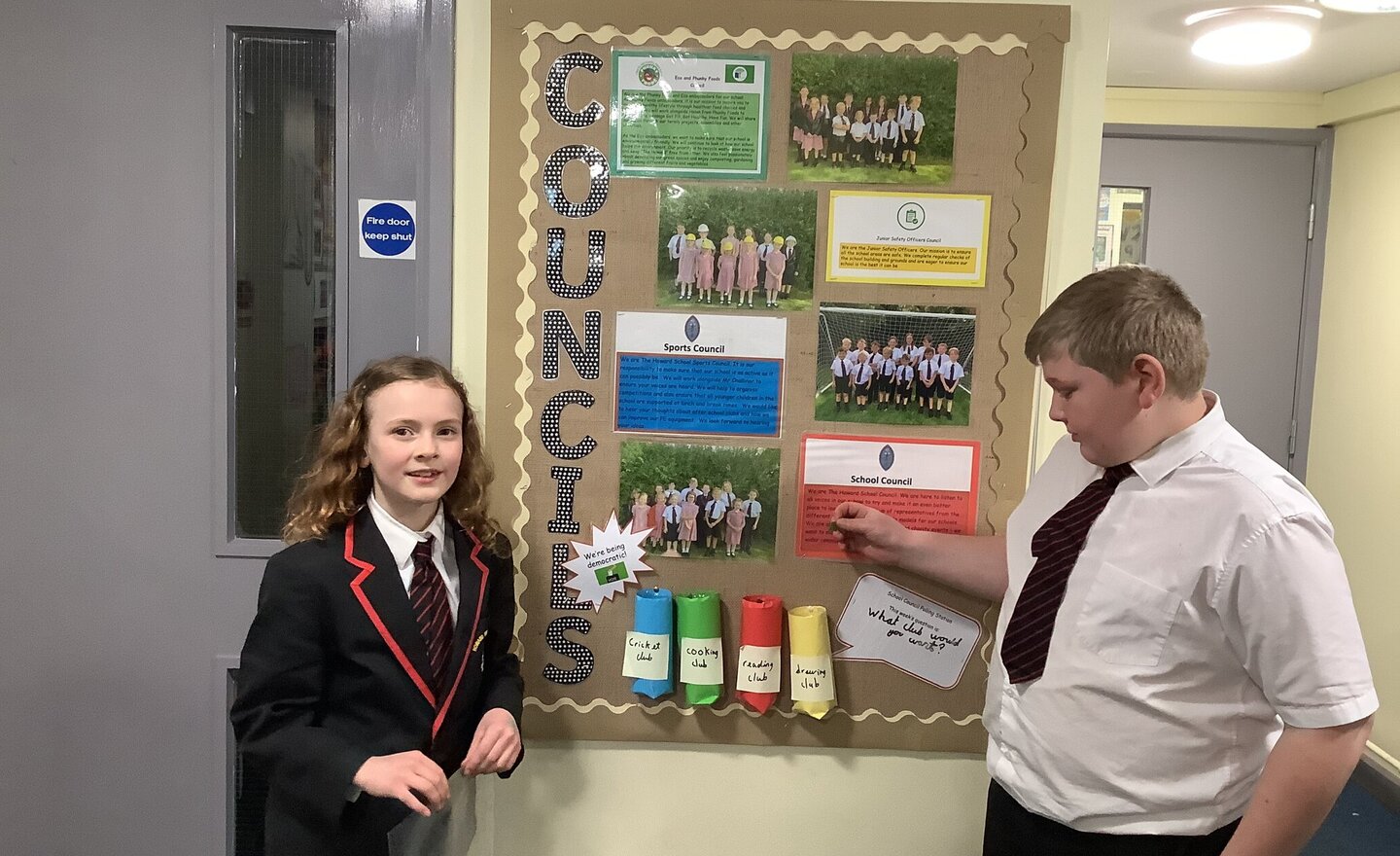 Image of School Council opens their polling station