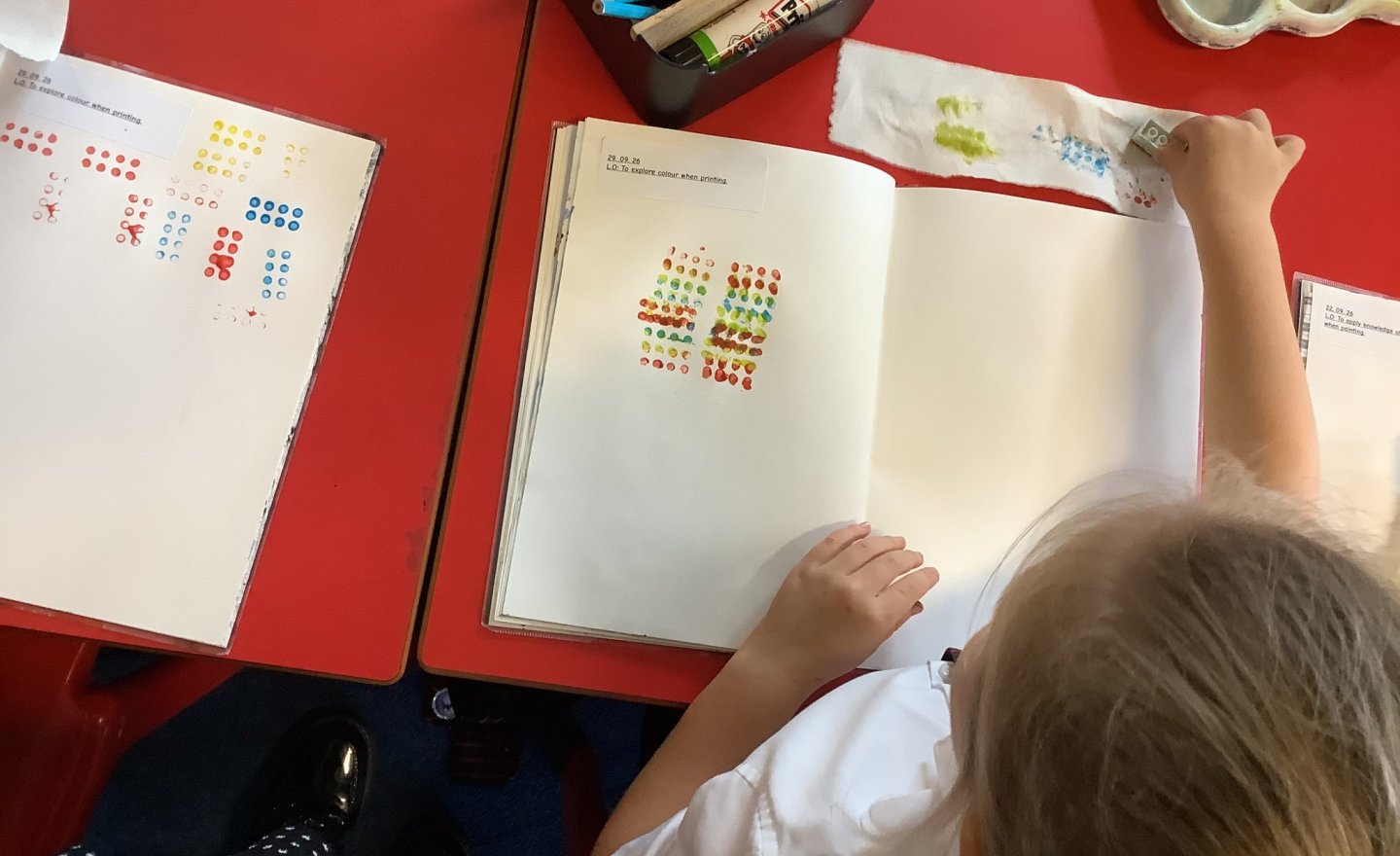 Image of Exploring printing with primary colours