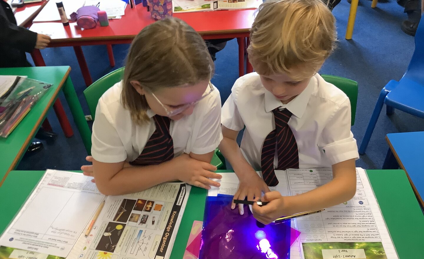 Image of Investigating how light works