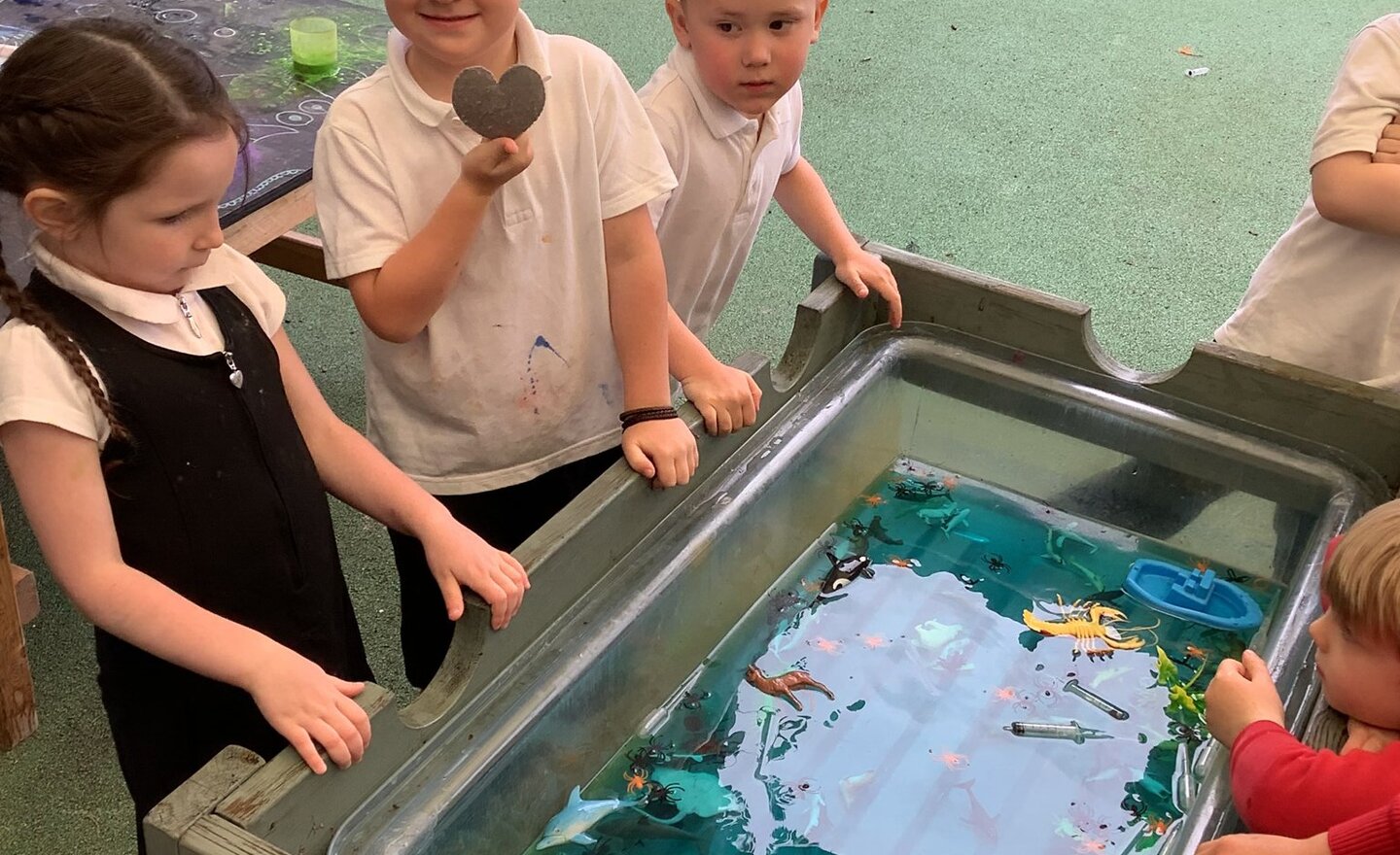 Image of Which materials float and which materials sink?