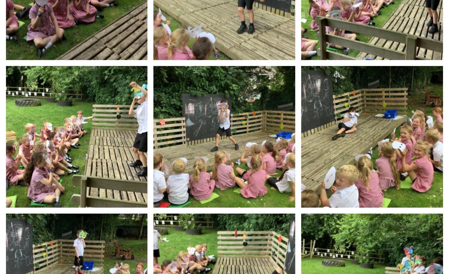 Image of Year 1 and 2 entertain royalty