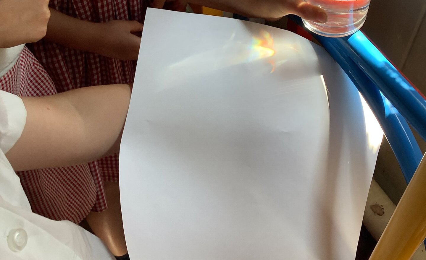 Image of What happens to light when it passes through different transparent objects?