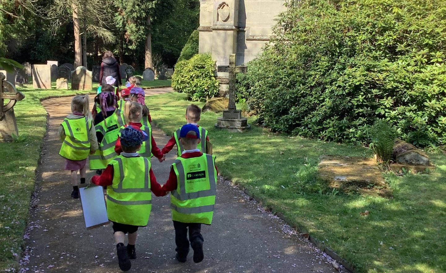 Image of A walk to our local church 