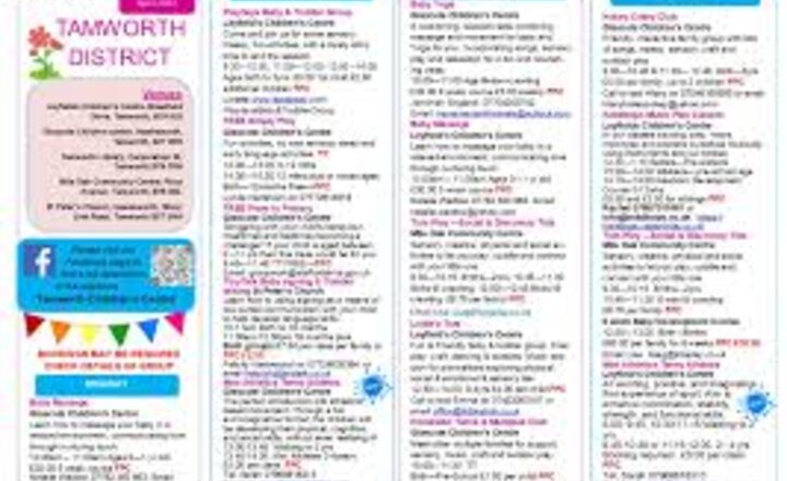 Image of Tamworth Children's Centre Brochure 2022