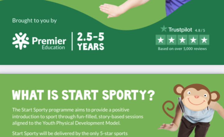 Image of Start Sporty parents leaflet