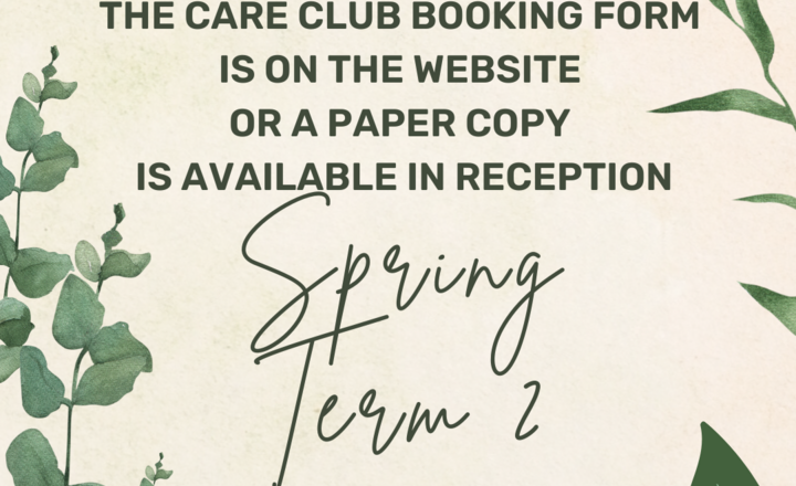 Image of Care Club Booking form