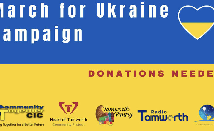 Image of Help for Ukraine- March for Ukraine Community Initiative-We can play our part!