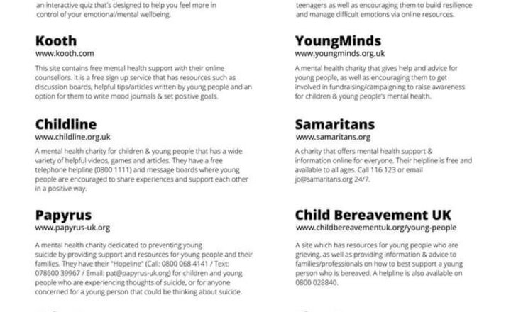 Image of Children's mental health week