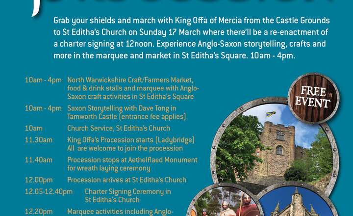 Image of King Offa's Procession Sunday, 17th March 