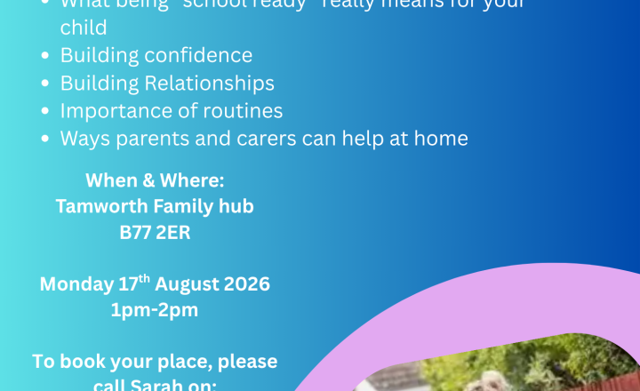 Image of FREE Family Hub workshop - School Readiness