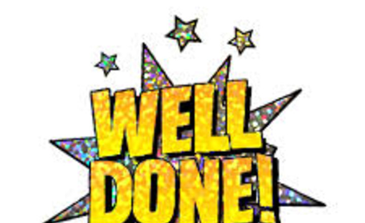 Image of Well Done & Thank you