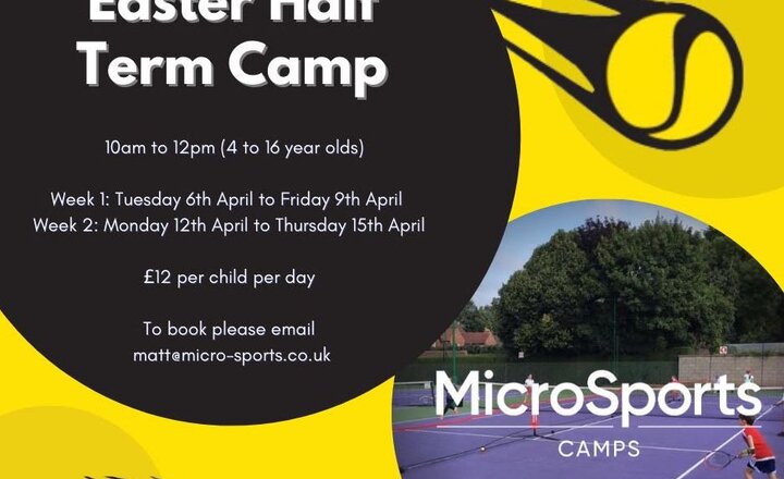 Image of Spital Tennis Club Easter Holiday camp