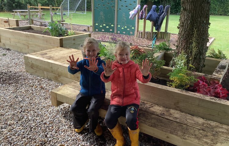 Image of Planting our new sensory garden