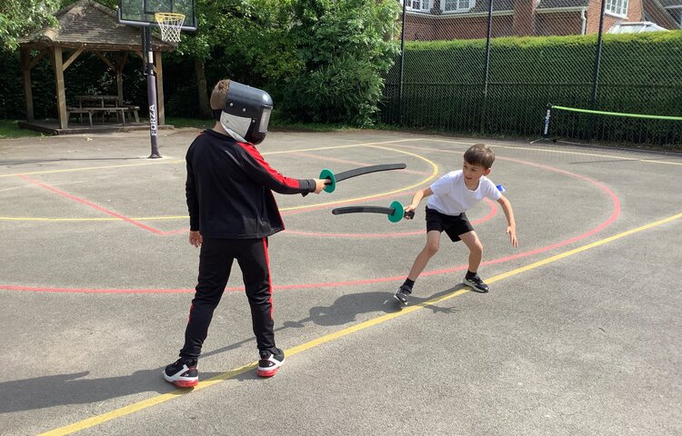 Image of Fencing fun in after school club