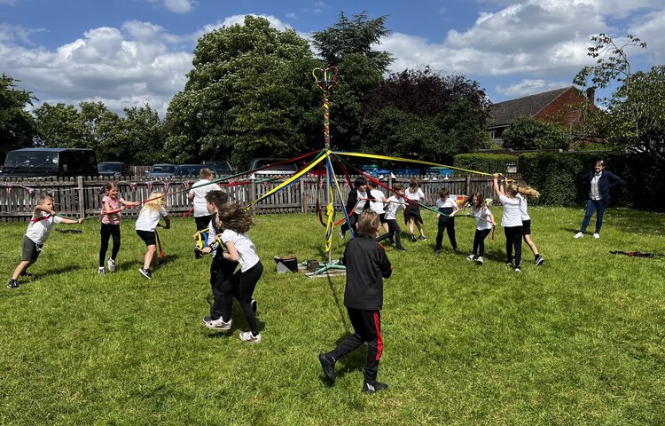 Image of May Queen Practice- May Pole Dancing 