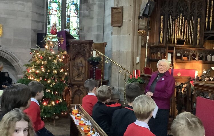 Image of Christingles in Church 