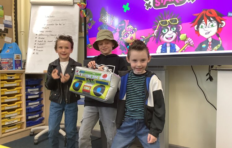 Image of Rock star day!