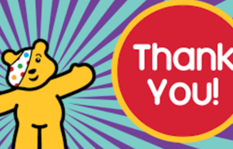 Image of Children in Need 2025 fundraising total