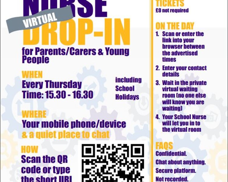 Image of School Nurse Virtual Drop In Every Thursday 1530 -1630