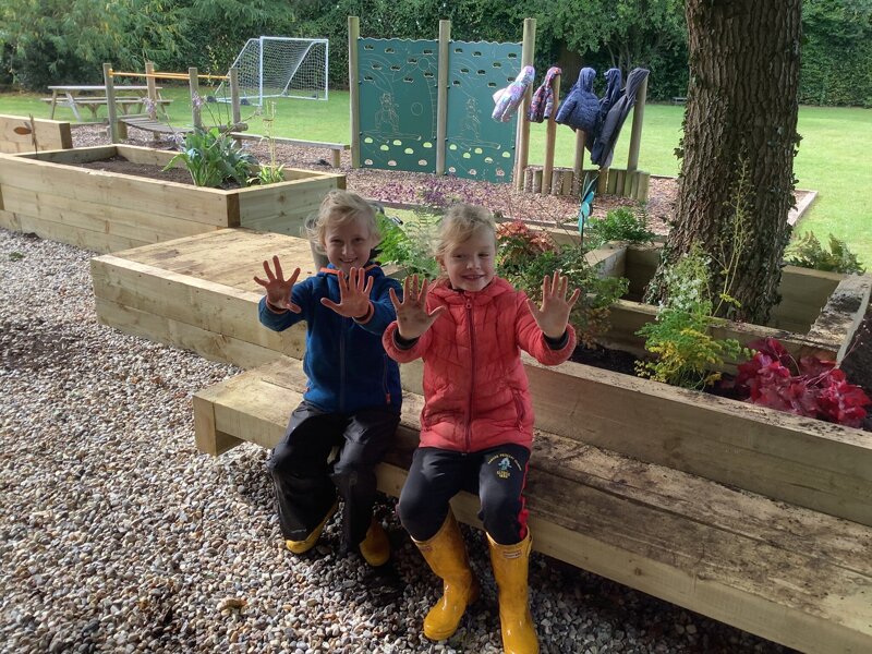 Image of Planting our new sensory garden