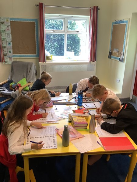 Image of Class 3 writing