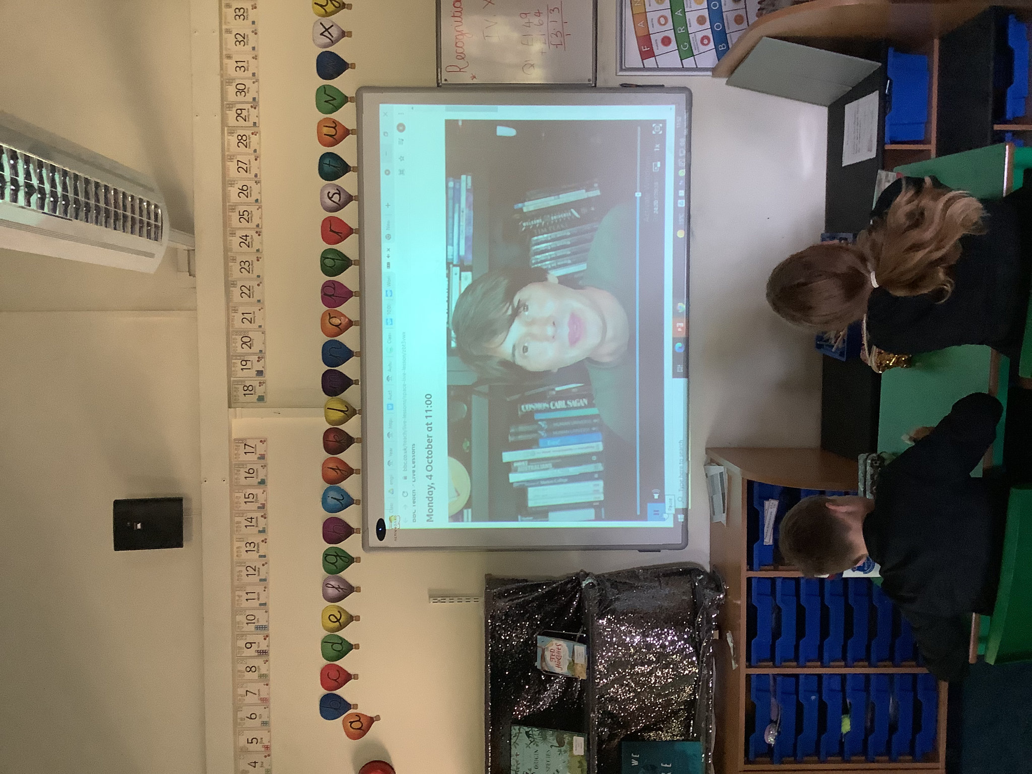 Image of Live Science lesson with Professor Brian Cox