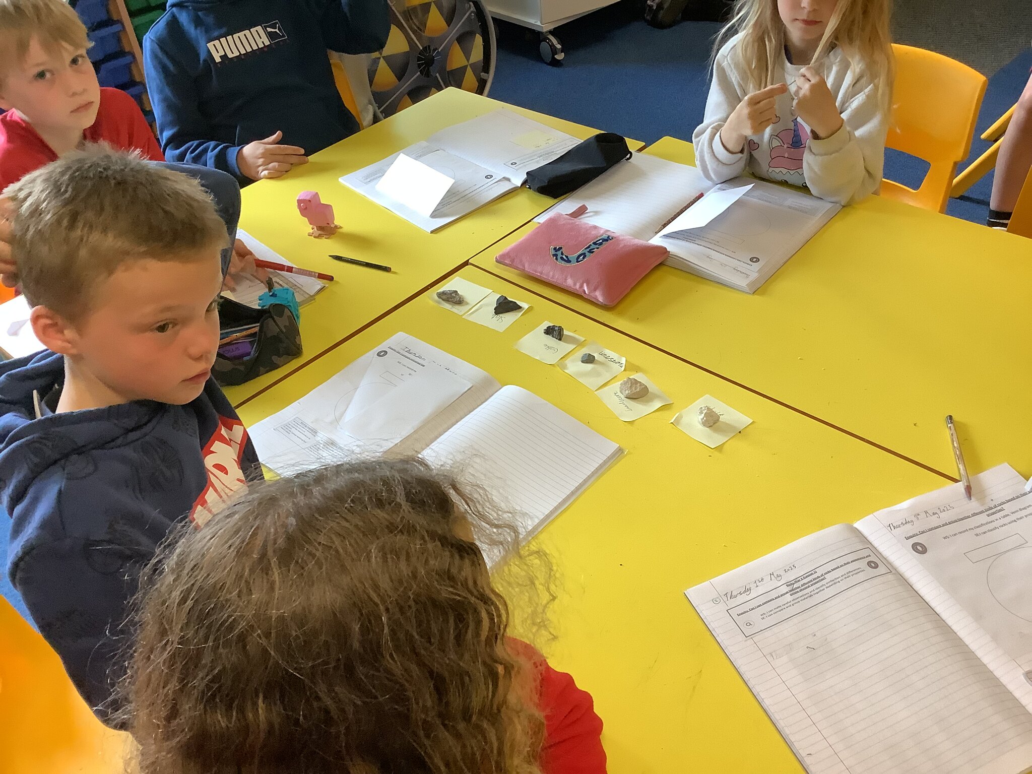 Image of Classifying rocks in science