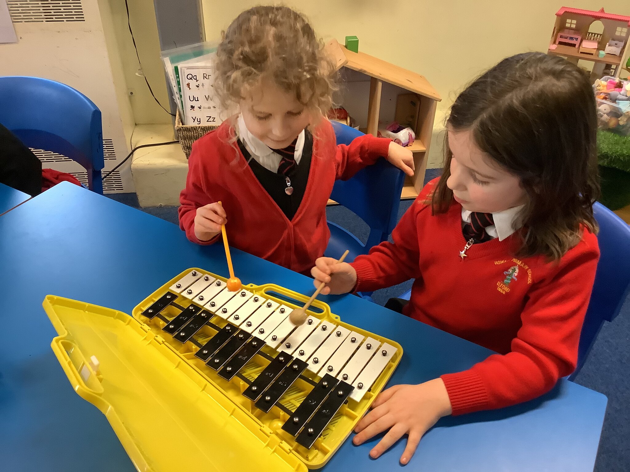 Image of Learning to play E and D