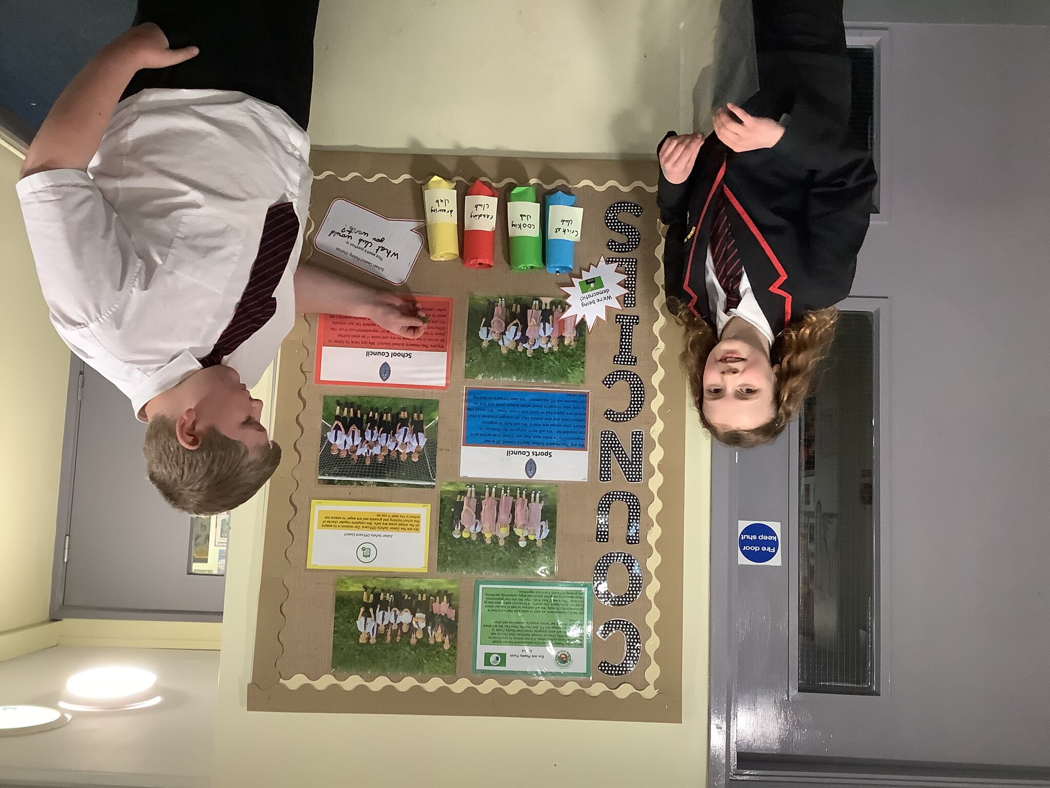 Image of School Council opens their polling station