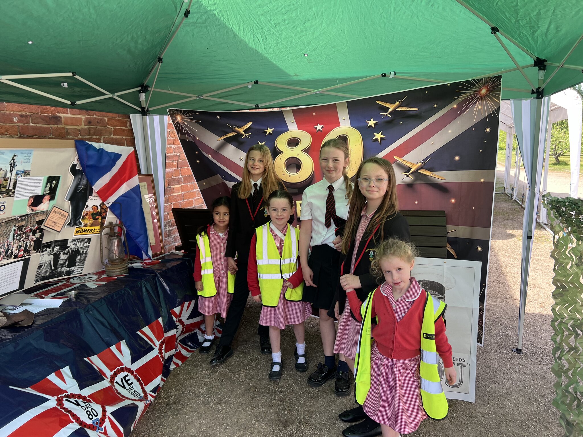 Image of A visit to Elford Hall Gardens VE Day Display