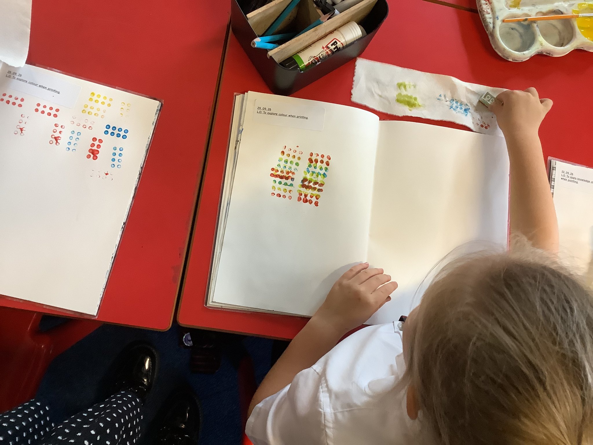 Image of Exploring printing with primary colours