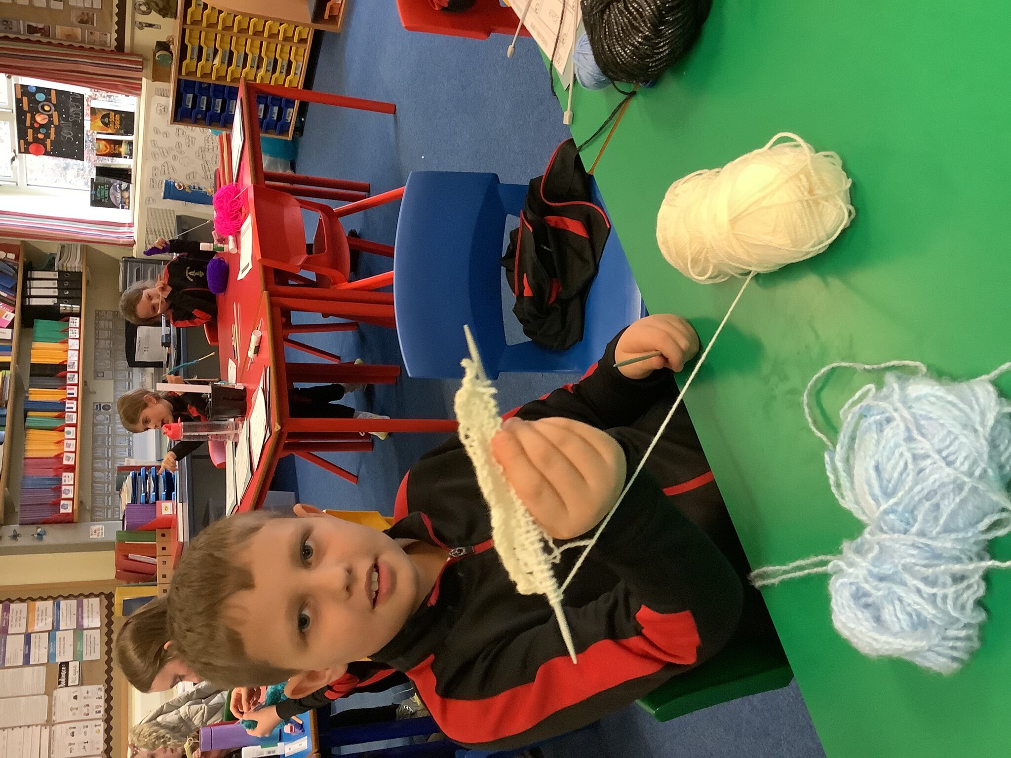 Image of Class 3 Knitting