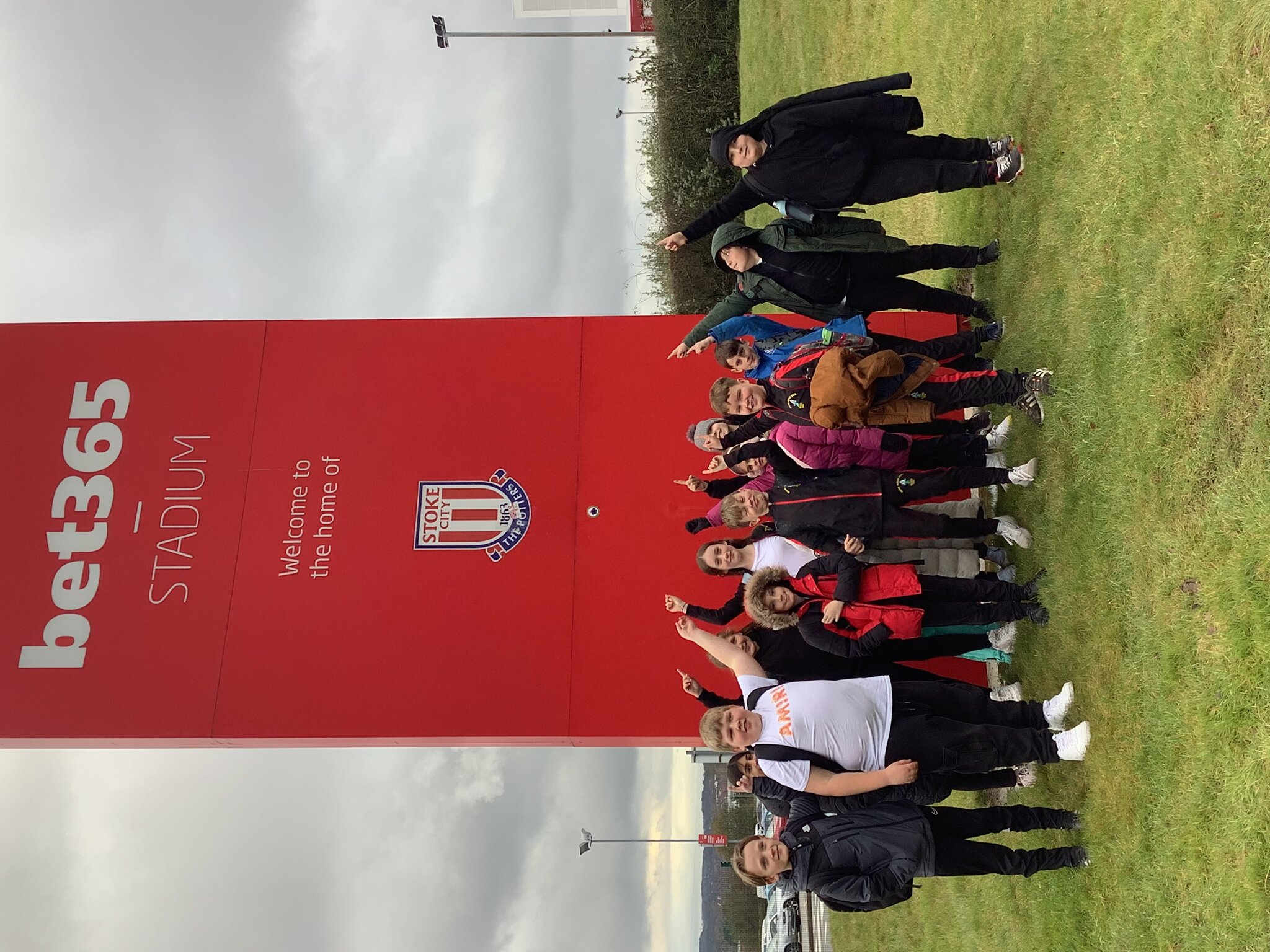 Image of Class 3 visit Stoke City