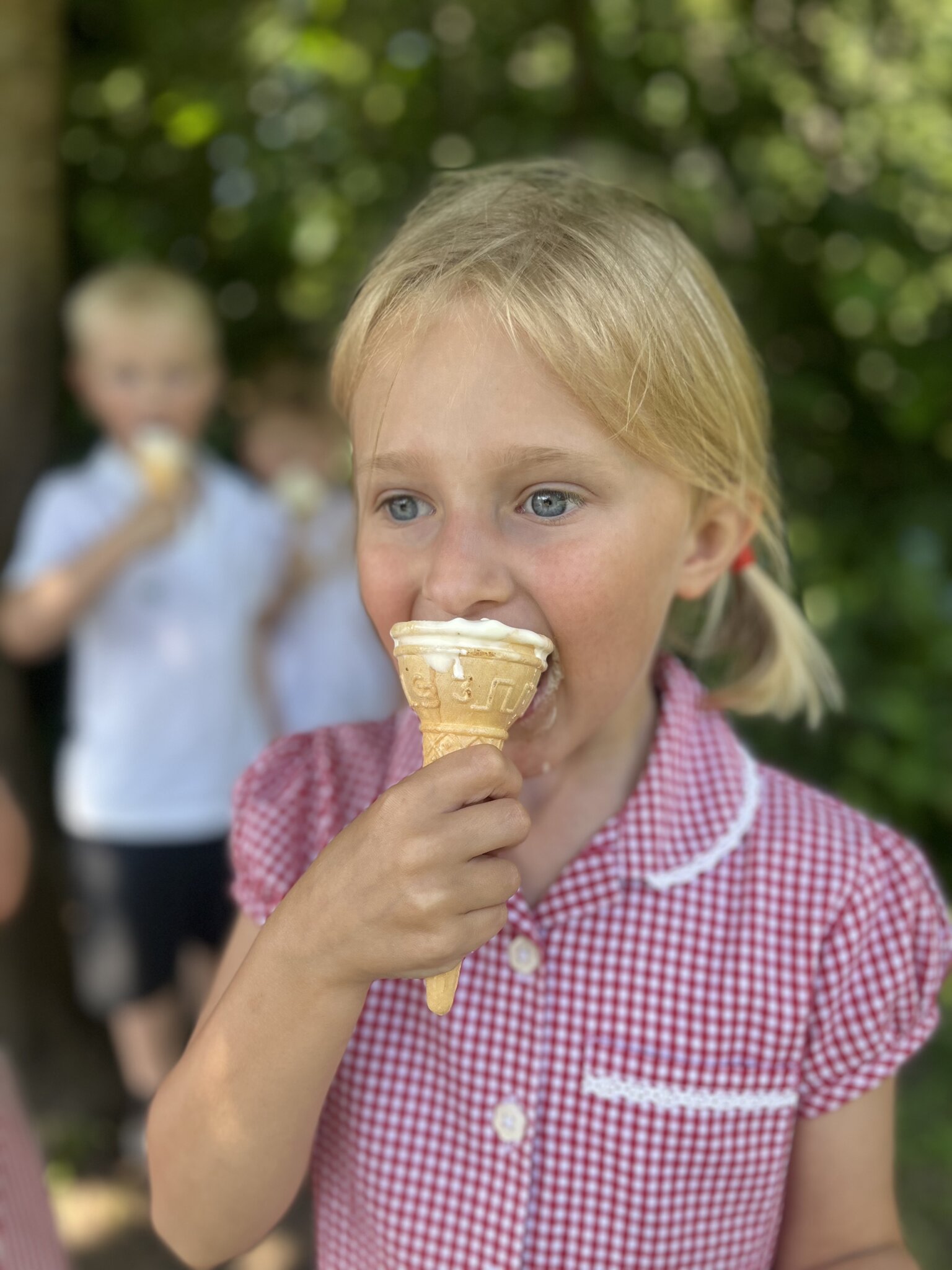 Image of Ice creams in the sun 