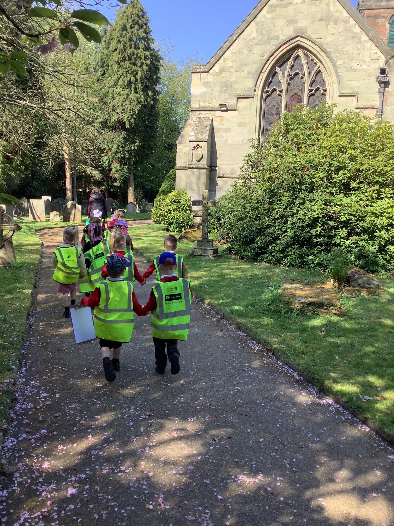 Image of A walk to our local church