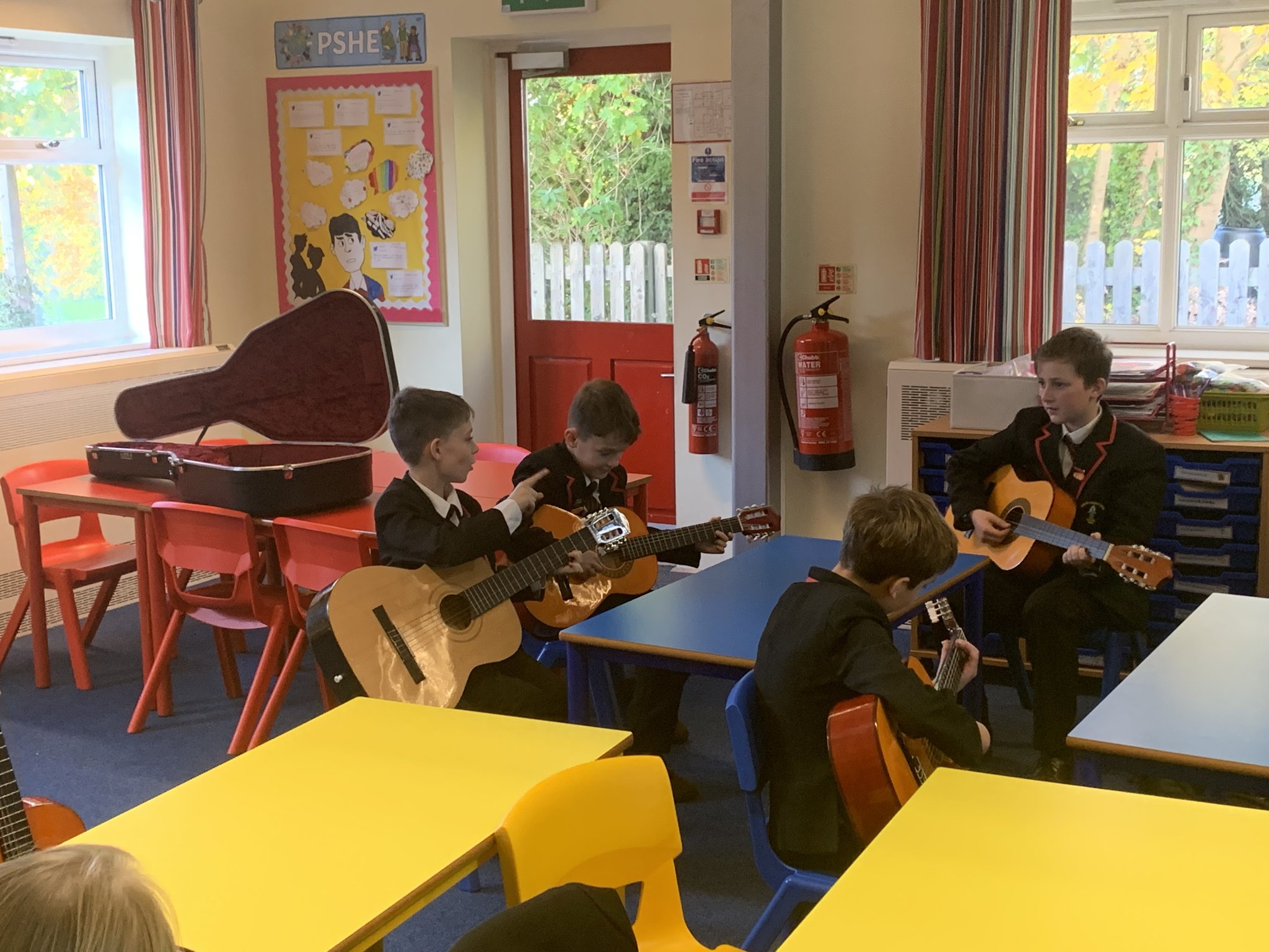 Image of Guitars in Class 3