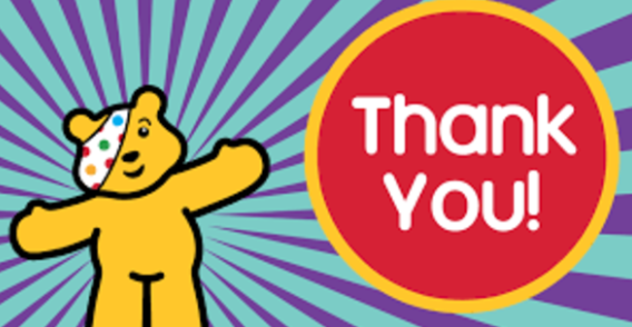 Image of Children in Need 2025 fundraising total