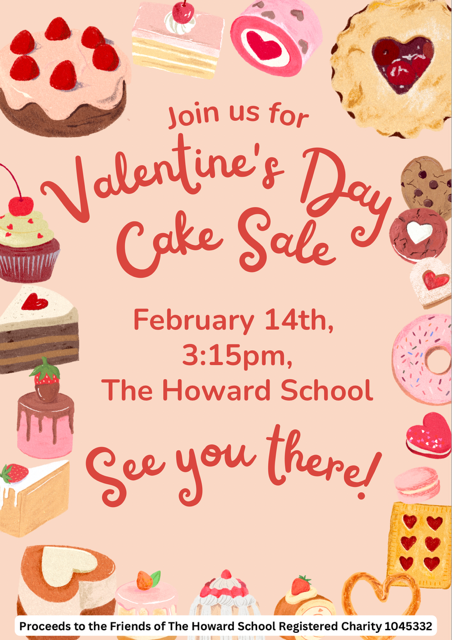 Image of Valentines Day Cake Sale