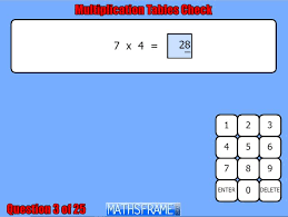 Image of Year 4- Multiplication Tables Check