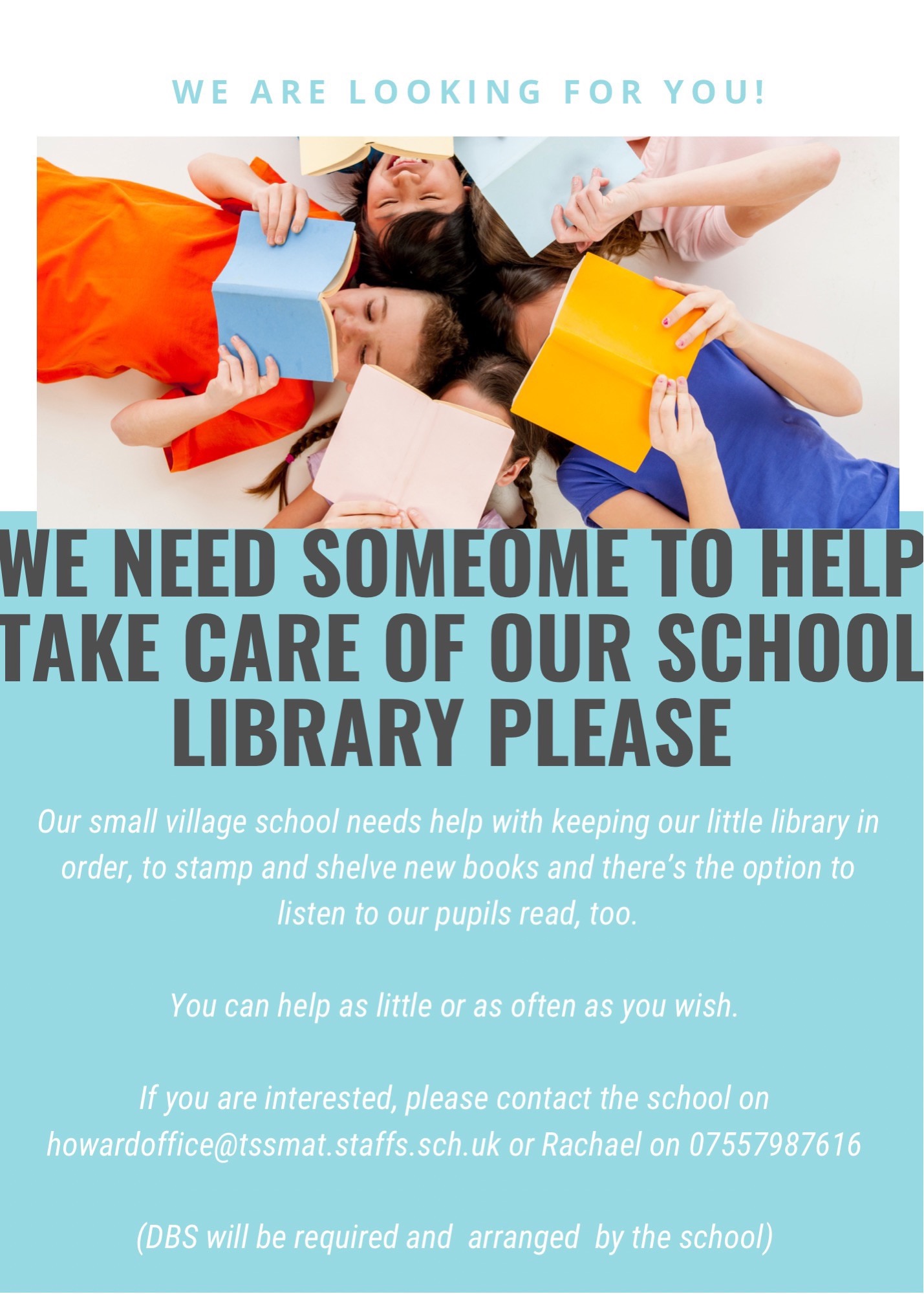 Image of Help wanted- school library in need of TLC